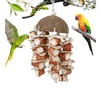 Bird Cage Toys, Corn Parrot Toy - Natural Shell Corn Bird Chew Toys, Hanging Toys for Nesting Box, Chew Toys for Birdhouse