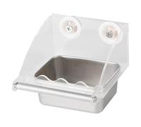 Bird Cage, Transparent Inside the Cage - with Non-Slip Perch for Hummingbirds Indoor Use Terrace Balcony Patio Garden