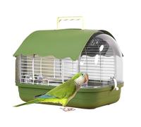 Bird Cage - Transparent Transport Cage for On the Go - Carrier Cage for Budgies - For Indoor Outdoor Balcony Living Room Canary Cockatiel