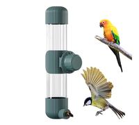 Bird Cage Water Dispenser - Automatic Parrot Watering Tool - Leak-Proof Cage Strike-Type Bird Water Feeder Hung for Finch Blue Jay Chickadee Parrot Canary Indoor Outdoor