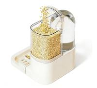 Bird Cage Water Dispenser - Automatic Spill Proof Hydration Bottle with Perch Integration, Parrot Fountain, Pet Feeder,