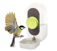 Bird Cage Water Dispenser, Bird Water Feeder for Cage - Clear Automatic Food Container, Food Feeder Cage Accessories for Cockatiels, Our Bird House for Cage Birds Saves