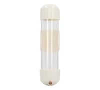 Bird Cage Water Feeder Leakage Proof Automatic Parrot Water Dispenser Suspended Bird Cage Water Feeder for Small Medium Large Parrots Chinchillas Made of Acrylic ABS (White)