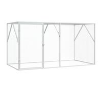 vidaXL Bird Cage Anthracite 208 x 102 x 108 cm Galvanised Steel