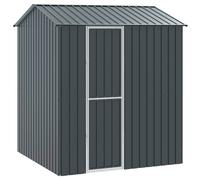 Bird Cage with Storage Anthracite Galvanised Steel Outdoor Aviary Pet vidaXL
