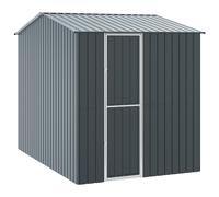 Bird Cage with Storage Anthracite Galvanised Steel Outdoor Aviary Pet vidaXL