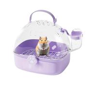 Bird-cage With Water Bottle, Portable & Lightweight Design, 18.4x16.3x17cm/7.24x6.42x6.69 Inches, Hamster Travel Cage, Bu-dgie Pet Carrier, Breathable Construction, For Chinchillas
