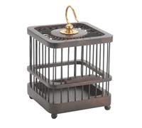 bird cages Bamboo Bird Carriers Vintage Square Bird Cage Household Round Birdcages Portable Flight Cage for Outdoor Yard Easy to carry