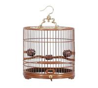 Bird cages, bird cages Purple Bamboo Birdcages Handmade Bird Cage Vintage Bird House Round Bird House Carrier(3 Hand Painted Bowl)