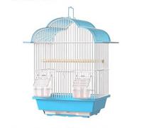 bird cages Birdcage Home Bird Villa Drawer Chassis Expansion Ports Handle Cockatiels Budgerigars Java Sparrows Comfortable(Blue,Large)