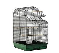 Bird Cages Fashion Large Metal Parrot Cage Cage Monk Xuanfeng Tiger Skin Large Bird Cage Parakeet Cage Toy Shelf Bird CarrierA