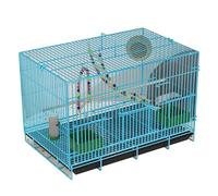 Bird Cages for Parakeets - Iron Flight Cage with Stand for Small Parrots, Cockatiels, Budgies, Conures, Quaker - Suitable for Indoor Use