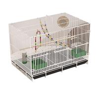 Bird Cages for Parakeets - Iron Flight Cage with Stand for Small Parrots, Cockatiels, Budgies, Conures, Quaker - Suitable for Indoor Use