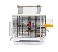 bird cages Large Bird Cage Clear Ornamental Birdcages Luxury Breeding Bird Carriers Square Flight Cage for Multiple Small Birds Easy to carry