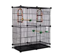 bird cages Large Bird Cages Metal Birdcage Creative Bird House Carrier Pet Products Flight Cage Parrot Birdhouse for Outdoor Balcony Easy to carry