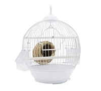 bird cages Simple Bird Cage Small All-round Ventilation Birdcages Round Hanging Bird Carriers With Feeder for Backyard Patio Easy to carry