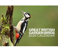 Bird Calendar 2026, Great British Garden Birds Wildlife Wall Calendar 2026. Large 12 Month, Month to View with Notes & Checklist Pages, UK Made by Our World