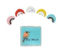 Bird Call Whistle - 5PCS Tongue Bird Caller Warbler Set - Fun Magic Tweeting Noisemaker Toys for Kids Adults, Outdoor Play, Parties, Sound Effects, Camping, Nature Exploration