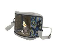 Bird Carrier - 6.3 Inch Breathable Carrier Pouch with Clear Window | Lovebird Carrier and Cockatiel Outdoor for Veterinarian, Les Courts Voyages and Les Vets