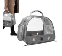 Bird Carrier Bag - Bird Travel Backpack, Parrot Travel Pouch | Breathable Travel Mesh Fabric, Transparent Dome Window Panel For Parrots, Parakeets, Rabbits, Birds And Small Pet Transport Needs