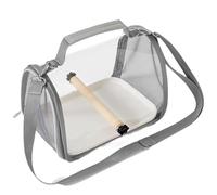 Bird Carrier Bag, Breathable Clear Cockatiel Cage, Parakeet Transport Carrier, Breathable Design, Soft Mat, 26x19x19.5cm/10.24x7.48x7.68, For Transporting Your Feathered Friend