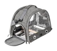 Bird Carrier Bag - Carrier Cage with Perch and Tray for Small Birds | Breathable Backpack for Parakeets, Cockatiels, Conures, Veterinary Visits, Transpo Bag