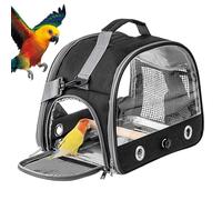 Bird Carrier Bag Pet Carrying Travel Cage With Standing Perch And Tray