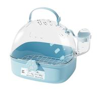 Bird Carrier, Bird Travel Cage, Lightweight Ventilated Hamsters Crate, Water Bottle Attached for Small Pets Daily Walks Outdoor Vet Visits Airplane, 7.24x6.69x6.42 Inches, 1-Piece