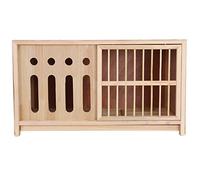 Bird Carrier Cage for Pigeons and Small Birds, Moisture-Proof, Natural Pine, Durable and Comfortable, 70x40x40cm, Ideal for Parrots and Canaries
