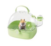 Bird Carrier Cage - Portable Small Animal Carrier Cage With Water Bottle, Guinea Pig Outgoing Cages For Small Pets, Lovebird, Budgies, Parakeet, Gerbils, Mice, Dwarf Hamster 7.2x6.4x6.7''