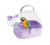 Bird Carrier Cage with Water Bottle, Portable Parrot Travel Carrier Cage for Parrots, Hamster, Guinea Pig, Lovebird, Budgies, Small Animal, 17x16x18 cm