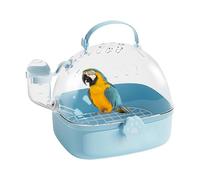 Bird Carrier Cage with Water Bottle, Portable Parrot Travel Carrier Cage for Parrots, Hamster, Guinea Pig, Lovebird, Budgies, Small Animal, 17x16x18 cm