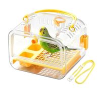 Bird Carrier, Carrier for Parakeets with Drinker - Outdoor Carrier, for Pet Owners Visit to the Veterinarian Short Travel Moving Walks Camping