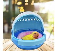 Bird carrier, portable bird travel carrier backpack, warm parrot excursion cage, lightweight pets birds travel cage, small medium bird cage, space capsule portable warm parrot excursion cage