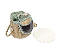 Bird Carrier Shoulder Bag, Portable Travel Cage for Parakeets and Lovebirds, Breathable Crossbody Parrot Bag (Green)