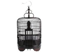 Bird Carrier Small Starling Bird Cage Sandalwood Handmade Bird Cage Polished Display Bird Perching Cage Animal Cages