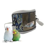 Bird Carrier - Soft Mesh Travel Pouch, Ventilated Transport Sling with Sturdy Build Comfort Strap Design, Stress Reduction Function, Ideal for Vet Visits Short Walks Companion Handling