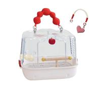 Bird Carrier - Transparent Parrot Travel Bag, Lightweight Pet Carrier with Ventilated Design, Comfortable and Sturdy, Ideal for Parakeets Cockatiels Budgies Outdoor Walk Adventure Trips
