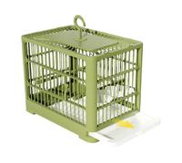 Bird Carrier Travel Cage - Carry Cage for Parakeet With Pull Out Tray | Portable Pet Bird Habitat for Macaws Conures Cockatiels Sparrow Budgies