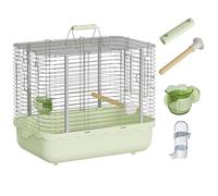 Bird Carrier Travel Cage Parakeet, Portable Outdoor Bird Cage Indoor Bird Aviary For Parrots, Canaries, Lovebirds, Quakers(Large(green))