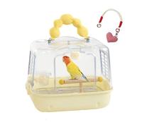 Bird Carrier Travel Cage - Transparent Parrot Carry Bag | Bird Travel Carrier - for Parakeets Cockatiels Budgies Outing Walk Adventure
