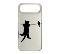 Bird Cat on a Wire Worst Enemies Besties Friends Silhouette Case for iPhone Air