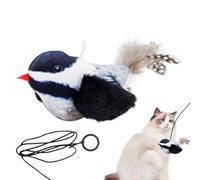 Bird Cat Toy - 5.12x1.77x2.3in Interactive Flapping Bird, Vivid Chirp Tweet Toy | Realistic Rechargeable Touch Activated Kitten Exercise Accessory for Indoor Cats All Breeds Play Fun Activity