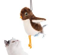Bird Cat Toy - Flapping Bird Cat Toy | Interactive Rechargeable Motion-Activated | Indoor Pet Chasing Toy For Indoor Outdoor Cats, Stimulating Hunting Simulation Exercise