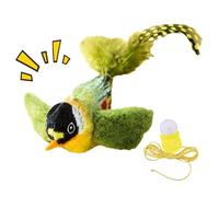 Bird Cat Toy, Interactive Chirping Bird Cat Toy, Bird Cat Toy for Home Cats - Realistic Chirp Tweet, Touch Activated Kitten Toy, Cat Exercise Game