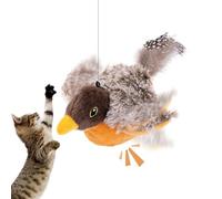 Bird & Cat Toys: Fluttering Bird Toys, Smart Teasing for Cats | Smart Flapping Trigger with USB Charging, Flutter Modes, Squeaky Bird Rechargeable pa