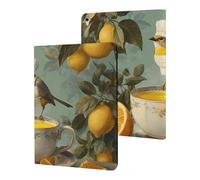 Bird Chef Orange Juice Lemon Case Compatible with iPad 10th (10.9in) iPad 9th / 8th / 7th Generation (2021/2020/2019)