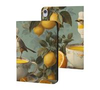 Bird Chef Orange Juice Lemon Case Compatible with iPad 10th (10.9in) iPad 9th / 8th / 7th Generation (2021/2020/2019)