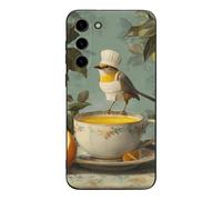 Bird Chef Orange Juice Lemon Hard Case Compatible with Galaxy S23 S23 Plus S23 Ultra TPU Cover for Men Women