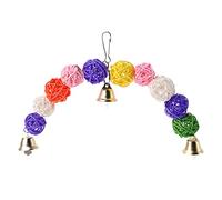 Bird Chew Toy Colorful Lei Tan Ball Paraquito Coca Elle Lovebird Mako Bird Chew Chew Falling Bird Toy Bird Chew Toy Parrot Amusement